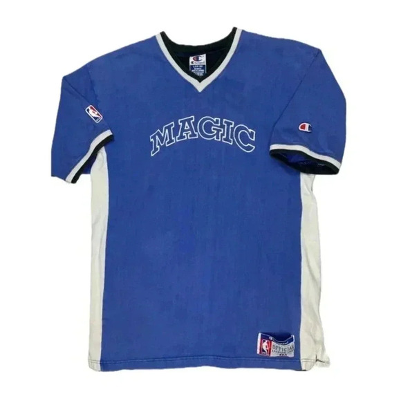 Vintage Orlando Magic NBA Basketball Shooting Shirt Jersey Size YL 14/16 - Picture 1 of 7